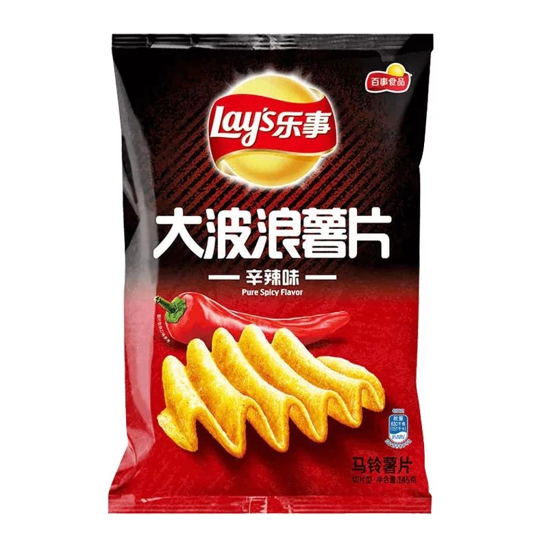 Lays乐事大波浪薯片 辛辣味 70g